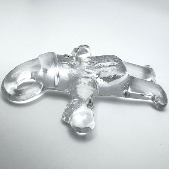 Kosta Boda Vintage MCM 70s Vallien Glass Santa Suncatcher Pendant Ornament - Picture 6 of 8